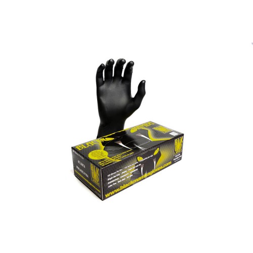Black Mamba mocne rękawiczki nitrylowe